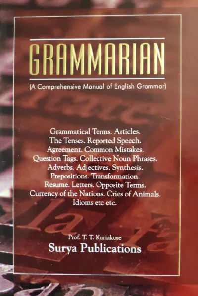 GRAMMARIAN - A Comprehensive Manual of English Grammar