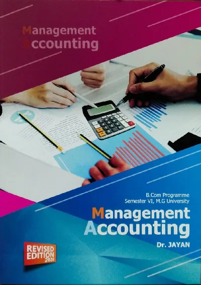 Management Accounting | B Com Semester 6 | MG University