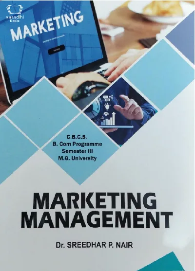 Marketing Management B.Com Semester 3, MG university