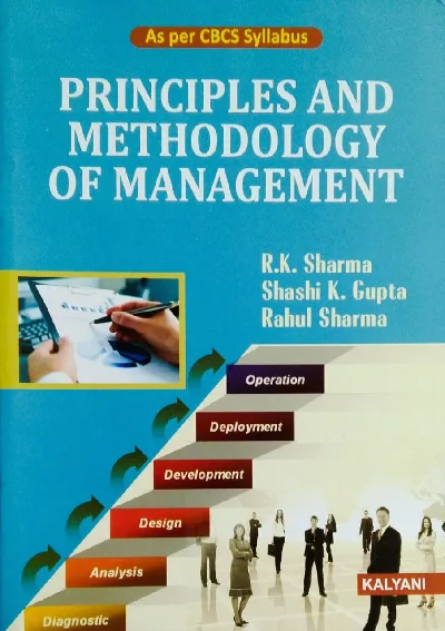 Principles And Methodology Of Management  BBA Semester 1  M.g University