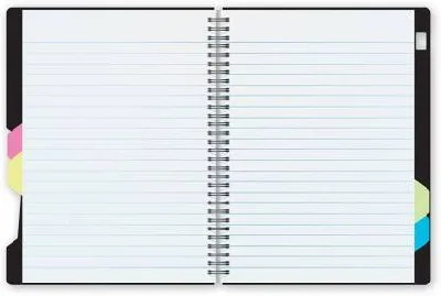 Luxor 5 Subject Single Ruled Spiral Notebook - A5 Size - 70 GSM - 300 Pages