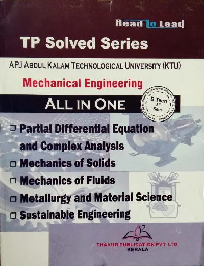 TP Solved Series Mechanical Engineering All In One B.TECH Semester 3 ( KTU )