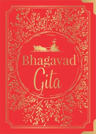 Bhagavad Gita  (Deluxe Silk Hardbound)  (English, Hardcover)
