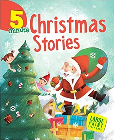 5 Minute Christmas stories: Large Print Story Book