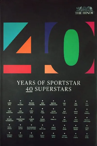 40 Years Of Sportstar :40 Superstars 