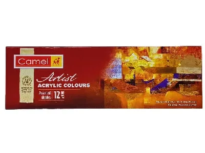 Camel Artist Acrylic Colours 12 shades