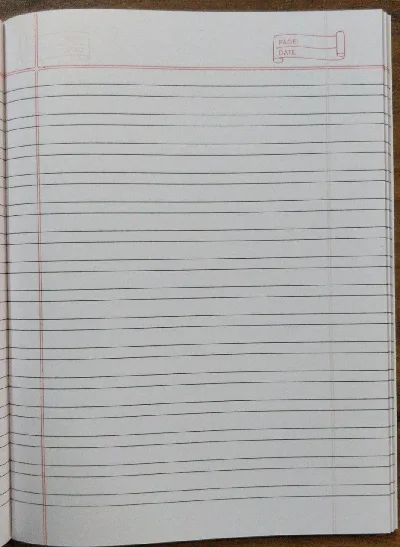 Carnet 2 line King Size (24*18) 172 pages notebook