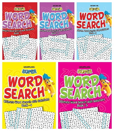 Super Word Search Series : Set Of 5 Books
