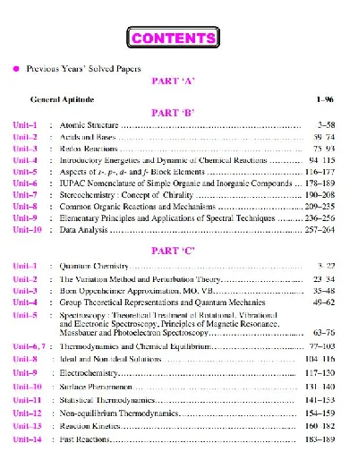 CSIR-UGC NET/JRF/SET Chemical Sciences (Through Solved Problems)