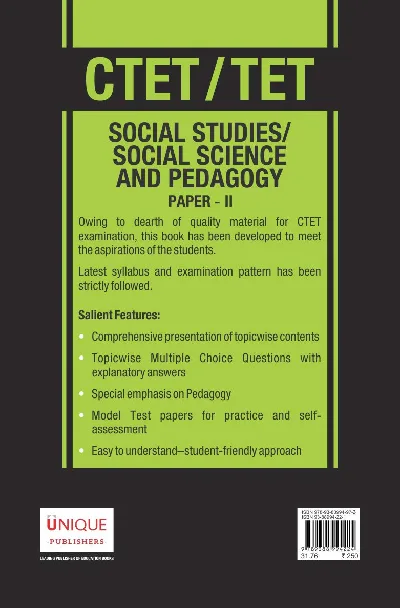 CTET / TET Paper II Social Studies / Social Science and Pedagogy