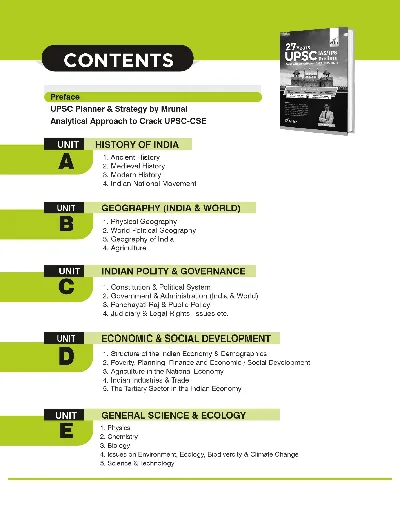 27 Years UPSC IAS/ IPS Prelims Topic-wise Solved Papers 1 & 2 (1995 - 2021)