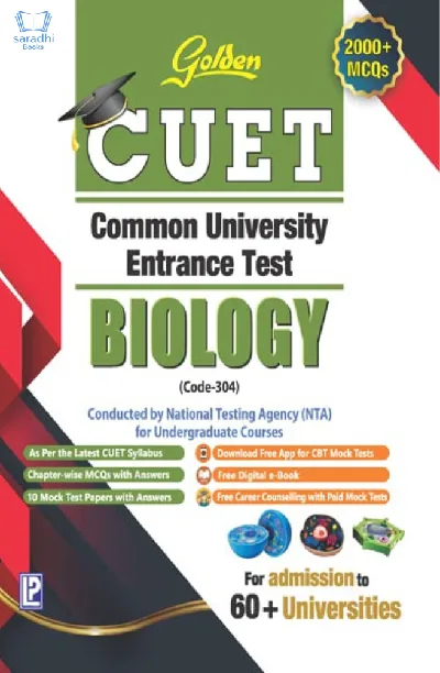 Golden CUET Biology (Code 304) NTA Common University Entrance Test for UG