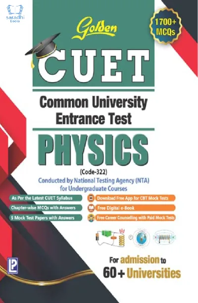 Golden CUET Physics (Code 322) NTA Common University Entrance Test for UG
