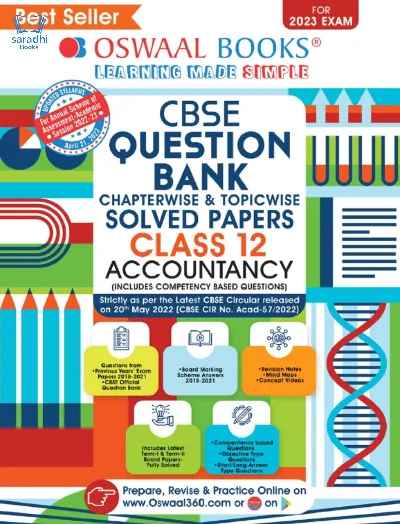 Plus Two - Oswaal Accountancy Chapterwise & Topicwise Question Bank For CBSE Students - For 2023 Exam 