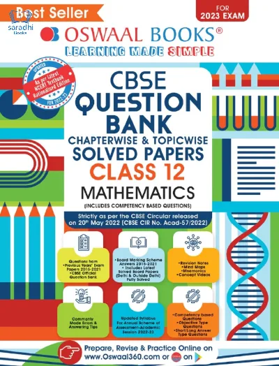 Plus Two - Oswaal Mathematics Chapterwise & Topicwise Question Bank For CBSE Students - For 2023 Exam
