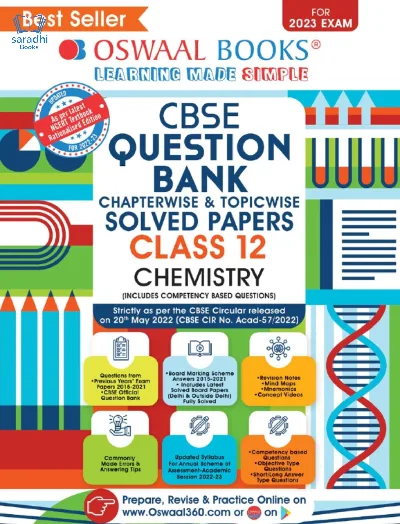 Plus Two - Oswaal Chemistry Chapterwise & Topicwise Question Bank For CBSE Students - For 2023 Exam
