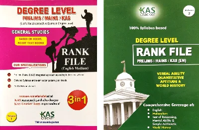 Degree Level Rank File Prelims/Mains/KAS (English Medium) Volume 1&2 - IET Publications