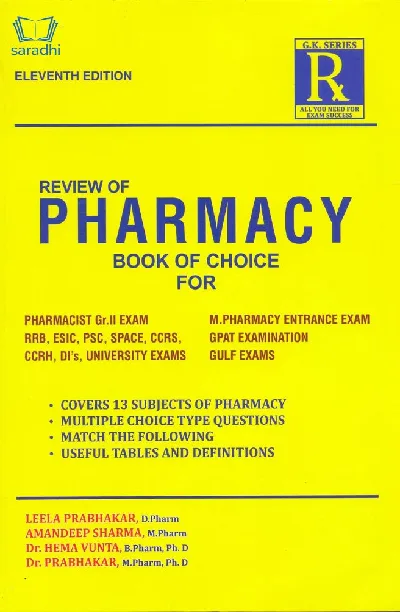 Review of Pharmacy - 11th Edition - Leela Prabhakar