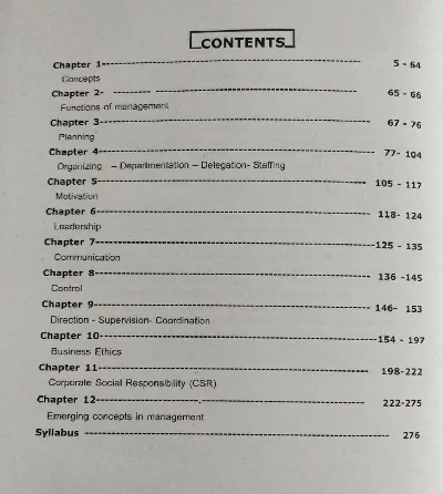 Business Management | B Com Semester 1 | University of Calicut