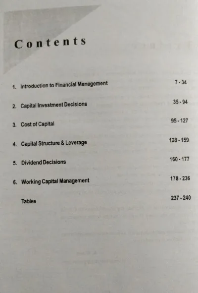 Financial Management | B Com Semester 5 | Calicut University