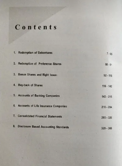 Corporate Accounting | B Com Semester 3 | Calicut University
