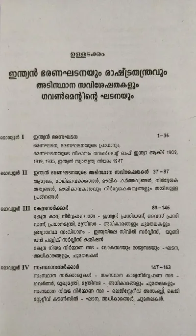 Indian Constitution And Politics | ഇന്ത്യൻ ഭരണഘടനയും രാഷ്ട്രതന്ത്രവും | BA Political Science Complementary Course | Calicut University