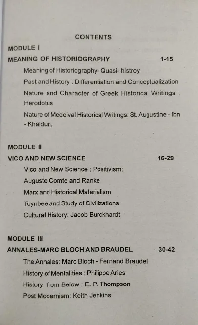 Trends in Historiography | BA History Semester 1 | Calicut University