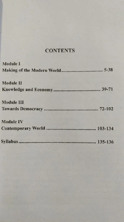 World History 3 | BA History Semester 5 Core Course | Calicut University