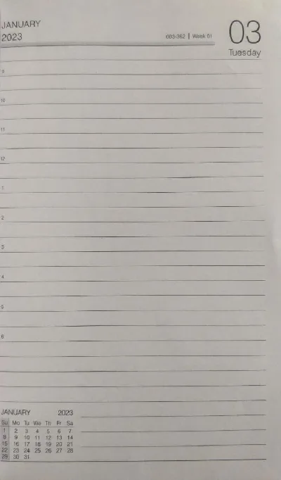 Executive Diary 2023 | Ruled 22 x 14 cm