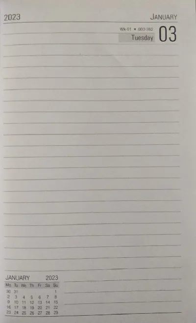  Executive Diary 2023 | Ruled 20 x 12.5 cm