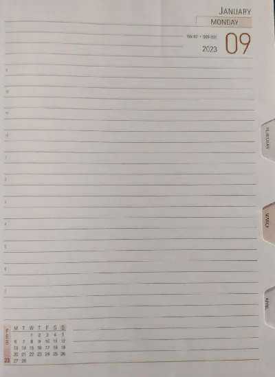 Executive Diary 2023 | Ruled 24.5 x 18.5 cm