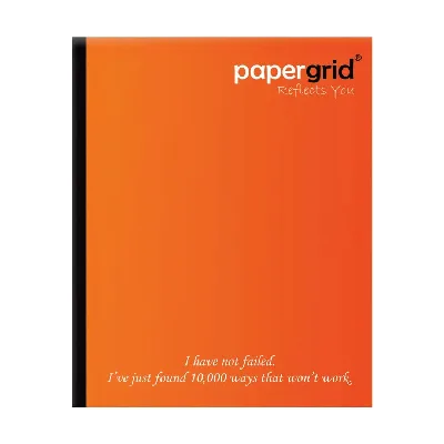 Papergrid Short Notebook Unruled (Set of 6) | Page Size 19 cm * 15.5 cm | 152 Pages