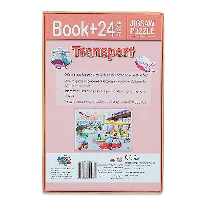 Jigsaw Puzzle (24 Piece + Fun Fact Book Inside) Transport 