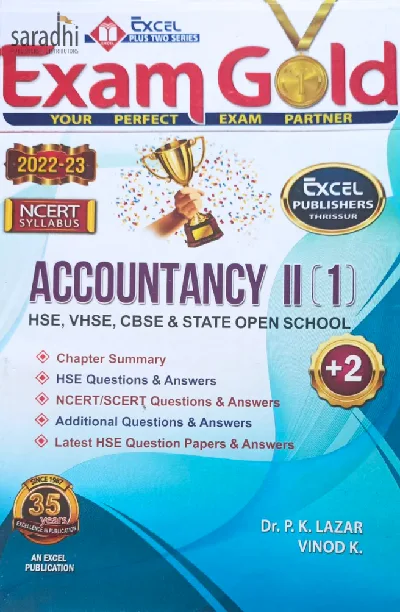 Plus Two Exam Gold Accountancy II (1) | HSE, VHSE, CBSE & State Open School 