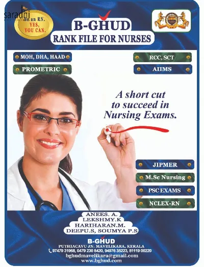 B-GHUD Rank File for Nurses | MOH, DHA, HAAD RCC, SCT PROMETRIC, AIIMS, JIPMER M.Sc Nursing PSC EXAMS NCLEX-RN | B-GHUD Academy