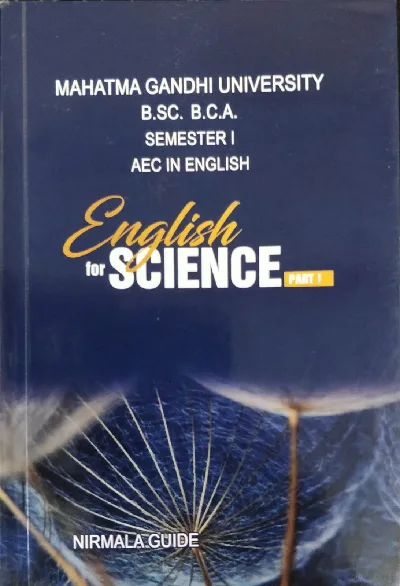 English For Science Part 1 Bsc (Guide ) | Semester 1 MG University