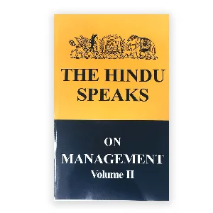 The Hindu Speakes on Management