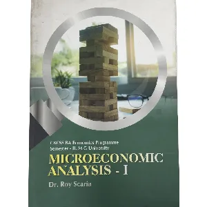 Microeconomic Analysis 1 CBCSS BA Economics Semester 3, MG University
