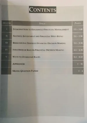 Personal Investment And Behavioural Finance  MCOM Semester 4  MG University