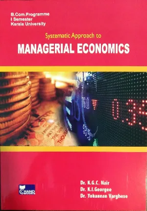 Managerial Economics  B.COM  Semester 1 Kerala University 