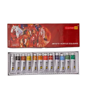 Camel Artist Acrylic Colour Box (9ml,12 shades)