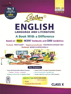 Class 10 - Golden English Guide For CBSE Students - Latest Edition 2023-24