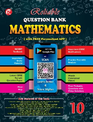 Class 10 - Reliable Mathematics (Standard & Basic) Question Bank For CBSE Students - Latest Edition