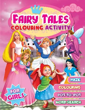 Fairy Tales Colouring Activity For Girls