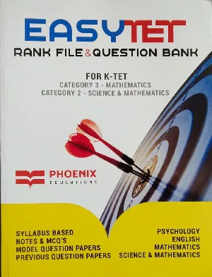 Easytet : Rank File & Question Bank For K-TET - Category 3 : Mathematics - Category  2 : Science & Mathematics 