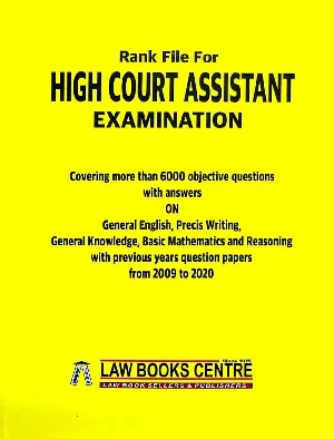 Rank file for High Court Assistant Examination (English)