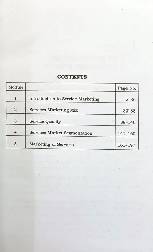 Service Marketing | Chandanraj SM | BCom Semester 4 - Optional Core 2 - MG University