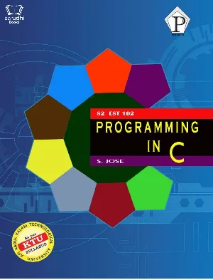 Programming in C | KTU Sem 3 | EST 102 - S Jose - KTU Syllabus