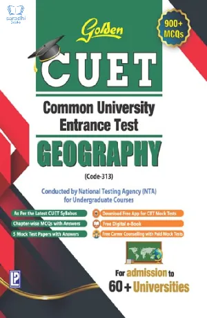 Golden CUET Geography (Code 313) NTA Common University Entrance Test for UG
