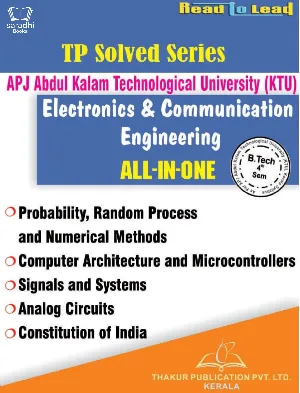 Electronics and Communication Engineering TP Solved Series - BTech Semester 4, KTU Kerala Syllabus